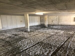 Corsier-sur-Vevey Parking Hydrodémolition d'une dalle d'un parking souterrain