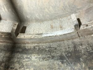 Station d'épuration Assainissement du béton dans une STEP